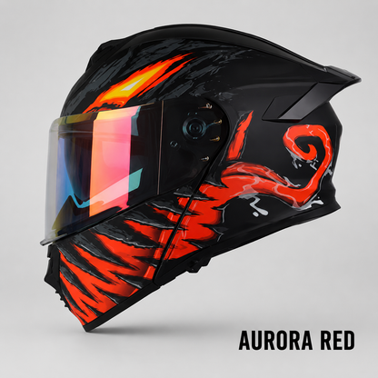 BikerZoneZ AeroFlip™ Modular Full Face Helmet