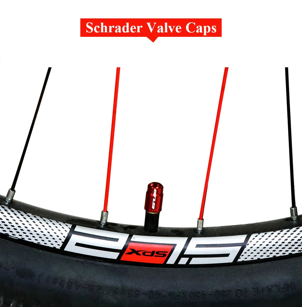 Aluminum Valve Stem Caps (Bike/Motorcycle/Car)