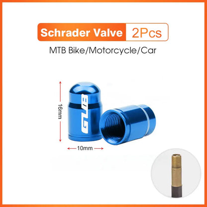 Aluminum Valve Stem Caps (Bike/Motorcycle/Car)