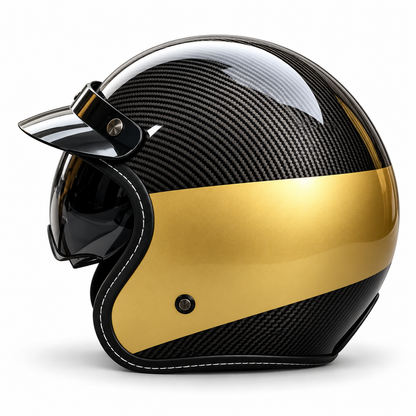 Retro Cruise - Vintage Open Face Helmet - DOT & ECE Approved