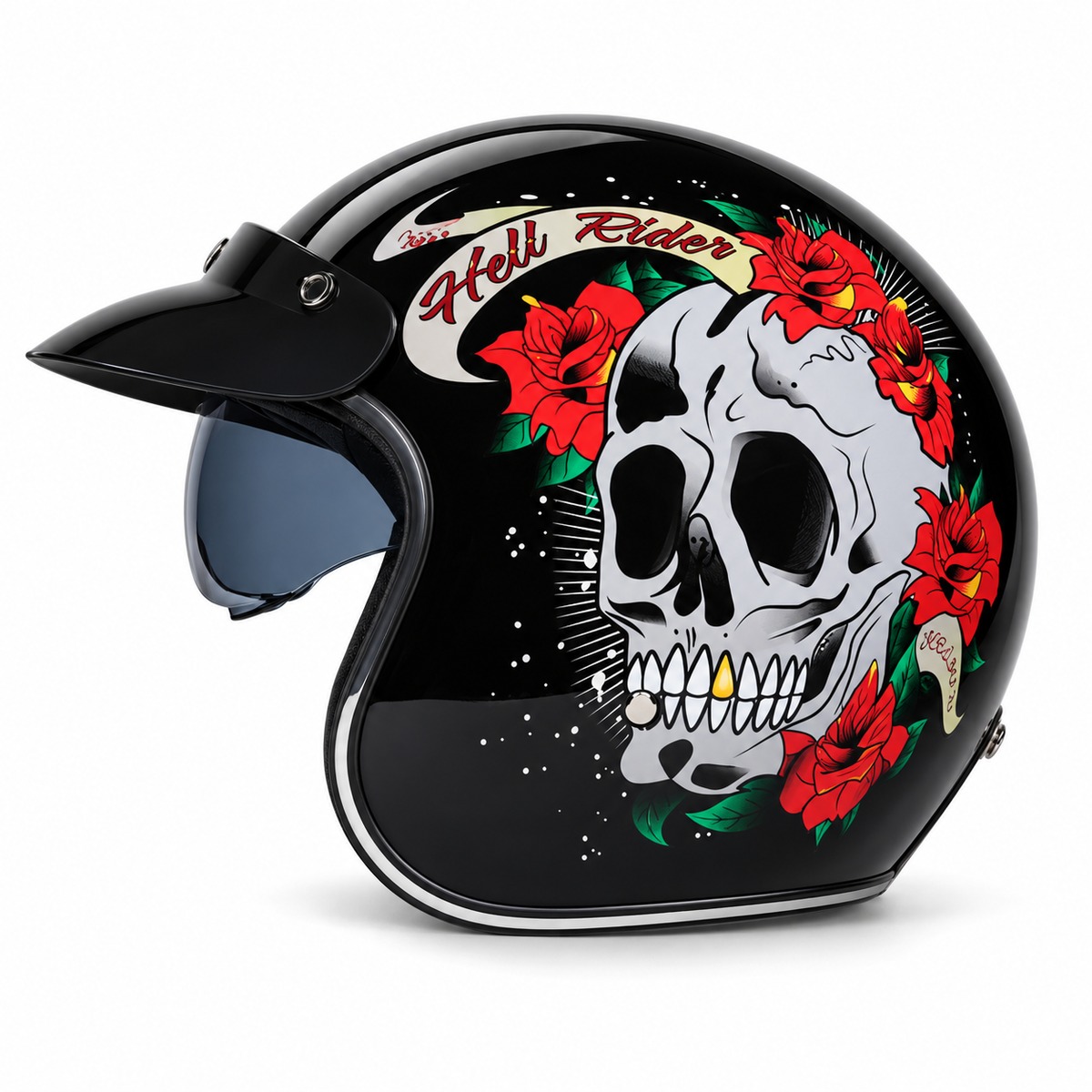 VOSS NOMAD 3/4 Helmet — DOT & ECE Approved