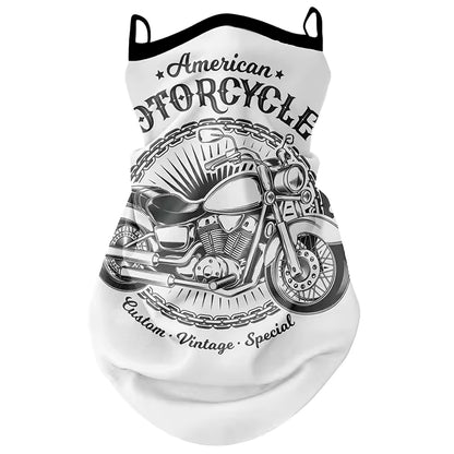 Retro Biker Face Mask – Breathable, Windproof & Anti-UV