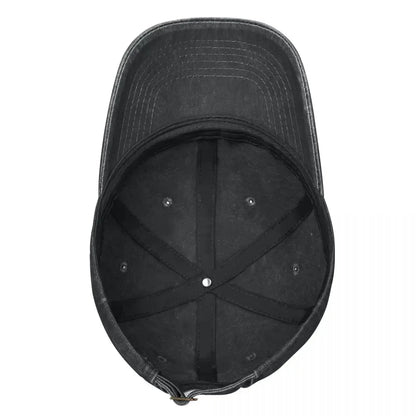 Guitar Rock Multicolor Skull Wing Baseball Caps