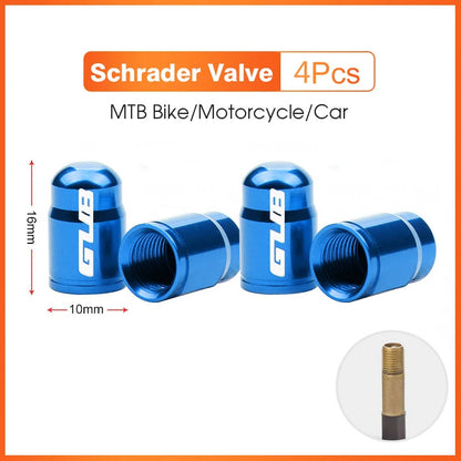 Aluminum Valve Stem Caps (Bike/Motorcycle/Car)