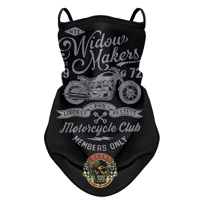 Retro Biker Face Mask – Breathable, Windproof & Anti-UV
