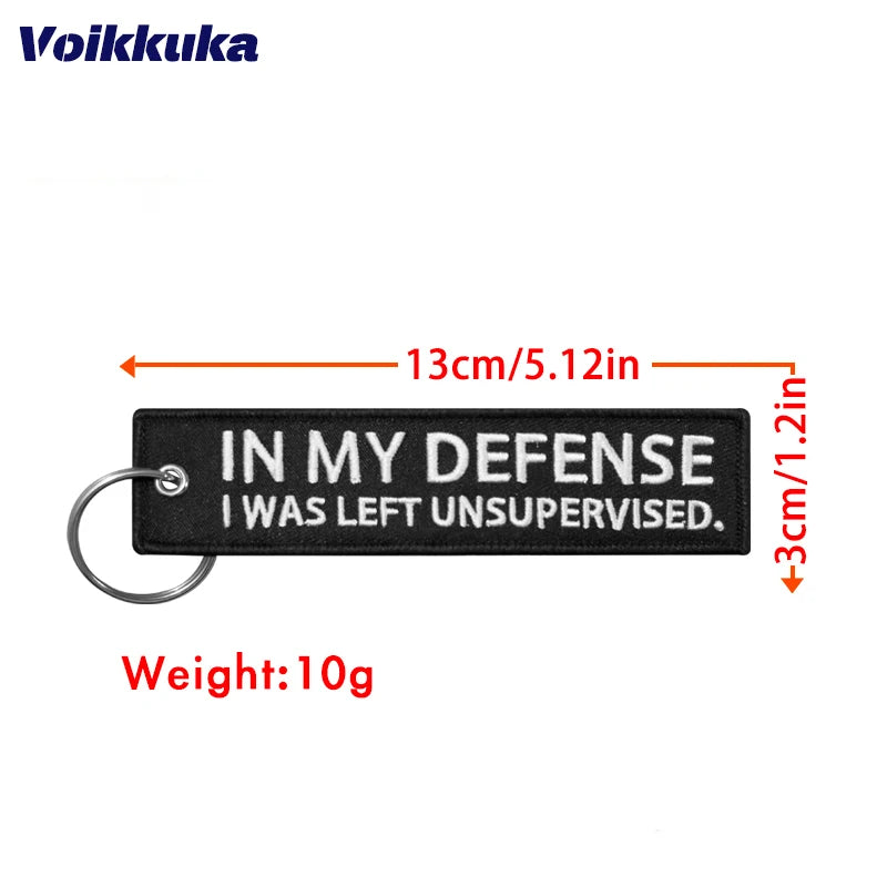 Left Unsupervised - Motorcycle Keychain