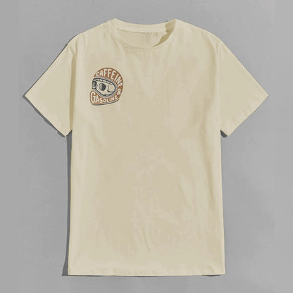 Caffeine & Gasoline Graphic Cotton T-shirt Unisex