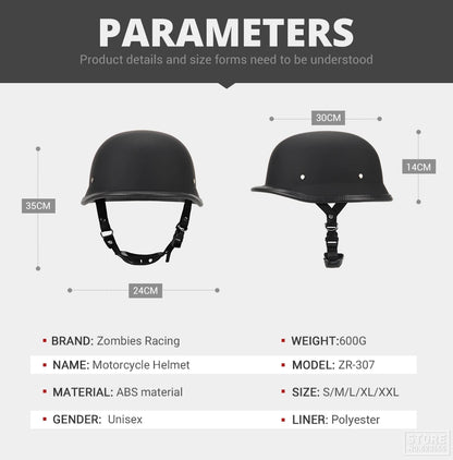 DOT Certification Half Helmet Retro Motorcycle