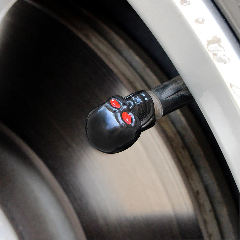 ABS Skull Valve Stem Caps