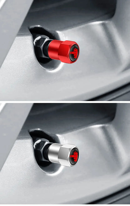 4PCS Aluminium Valve Stem Caps