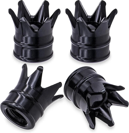 4PCS Crown Valve Stem Caps