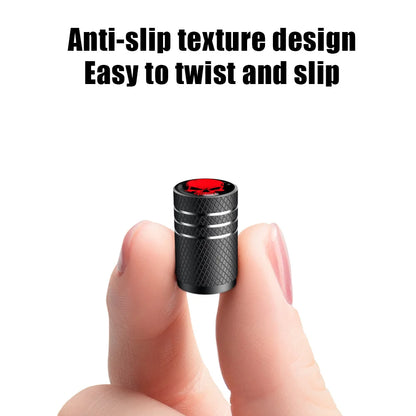 4PCS Skull Valve Stem Caps