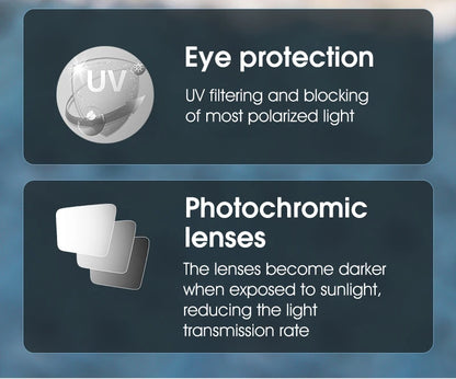 WEST BIKING Cycling Glasses Photochromic UV400 Protection