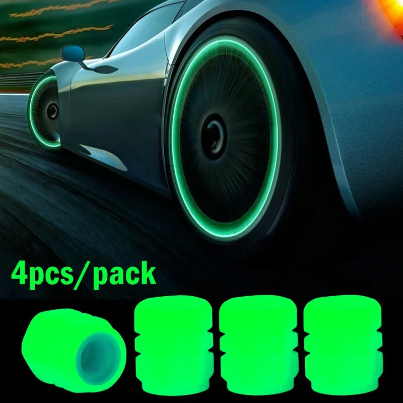 Luminous Valve Stem Caps Dustproof