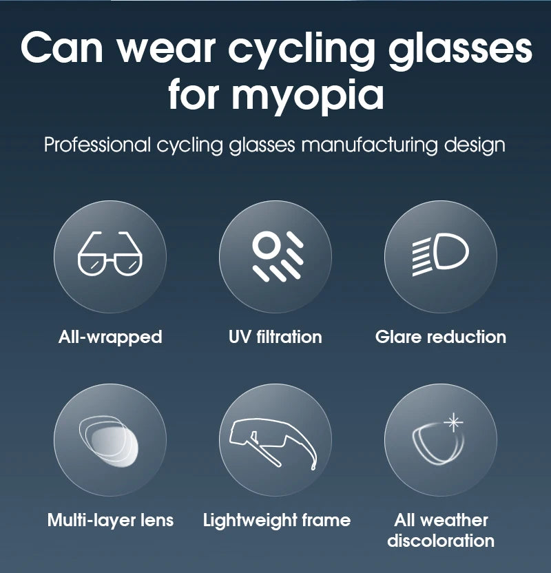 WEST BIKING Cycling Glasses Photochromic UV400 Protection