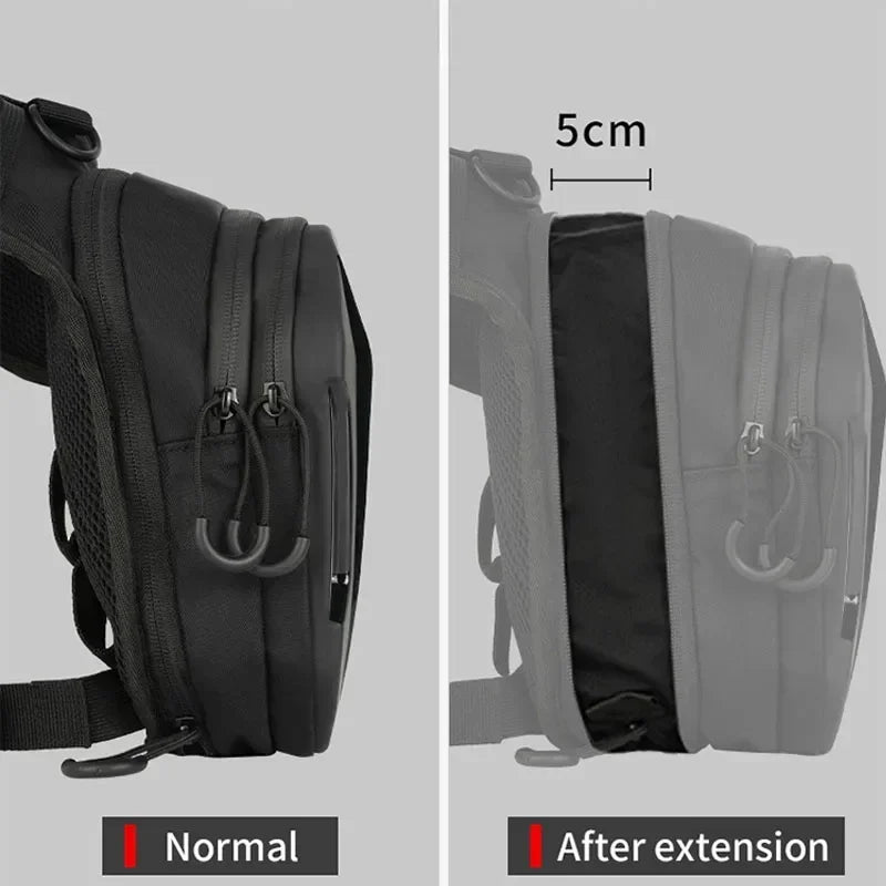 Motorcycle Bag Leg Side Hard Shell Fanny Pack