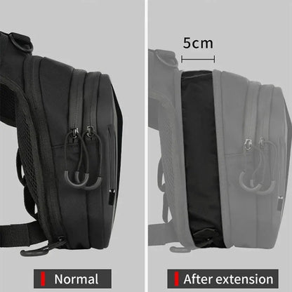 Motorcycle Bag Leg Side Hard Shell Fanny Pack