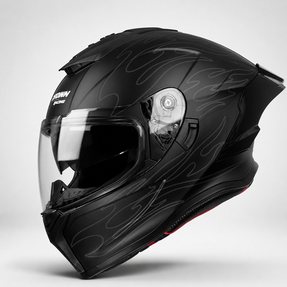 Crown Racing™ Full Face Motorcycle Helmet - DOT Certified