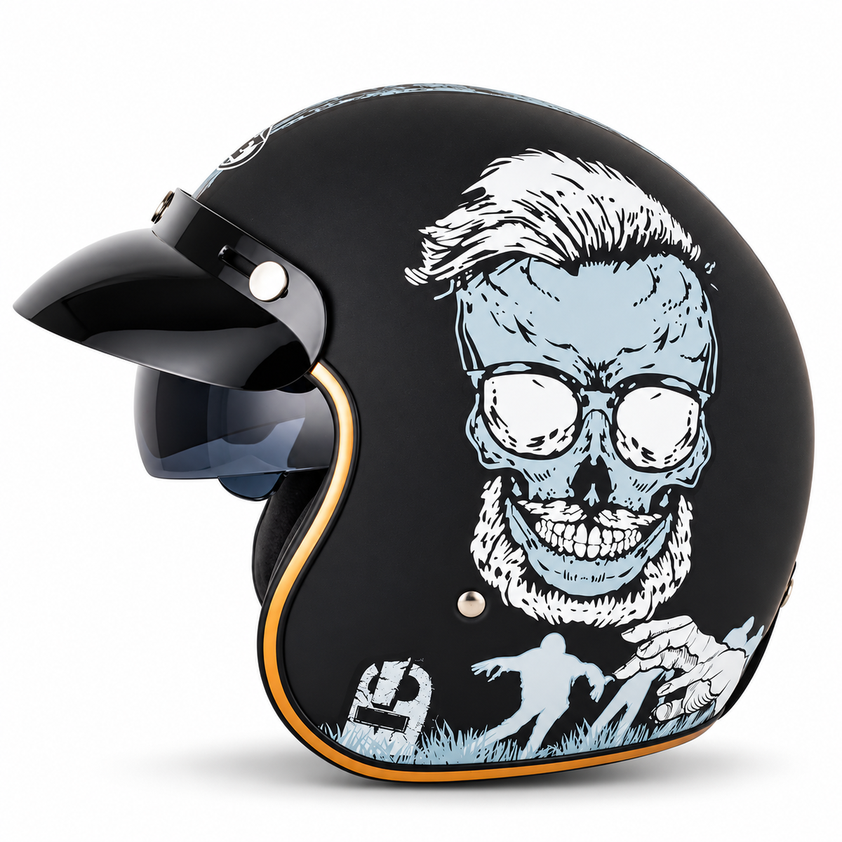 The Rogue Open Face Helmet - DOT & ECE Approved