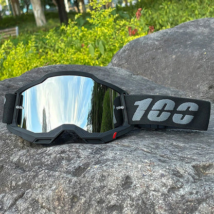 BikerZoneZ TrailGuard Motocross Goggles