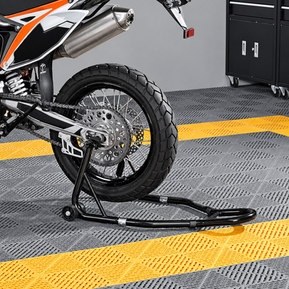 BikerZonez Heavy-Duty Front & Rear Motorcycle Stand Set