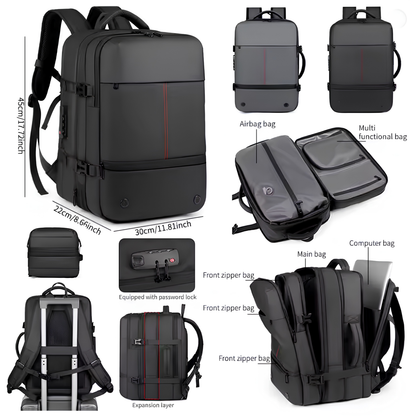 BikerZoneZ Premium Vacuum Compression Outdoor Backpack