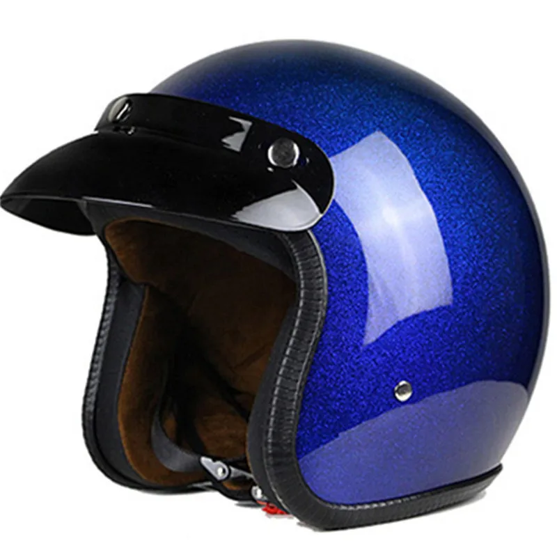 Vintage German Open-Face Helmet – DOT & ECE Approved