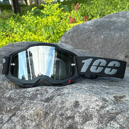 BikerZoneZ TrailGuard Motocross Goggles