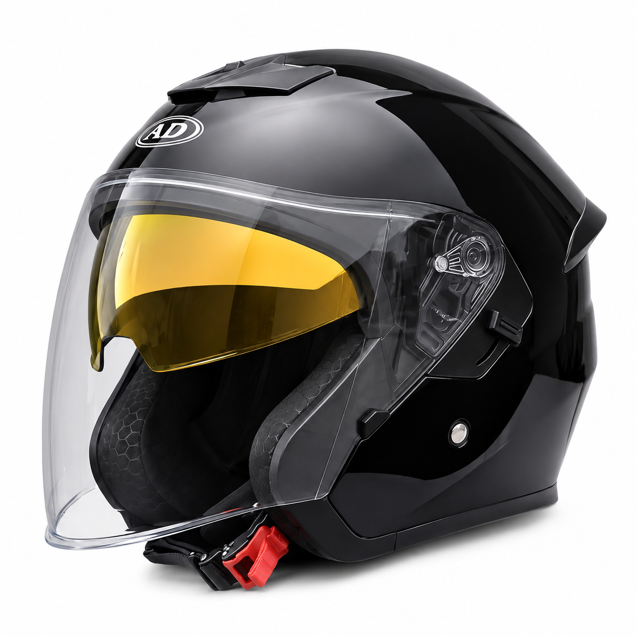 BikerZoneZ Sport Open Face Helmet - DOT Certified