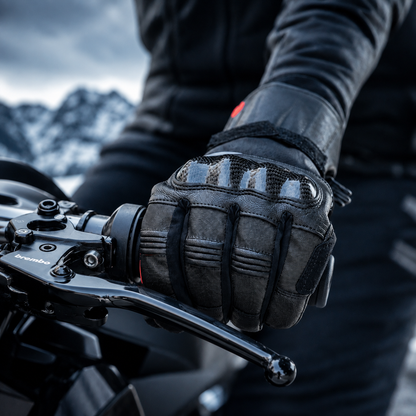 BikerZoneZ™ Heated Motorcycle Gloves - Full-Hand Warmth