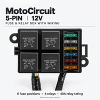 5P 12V 40A Wired