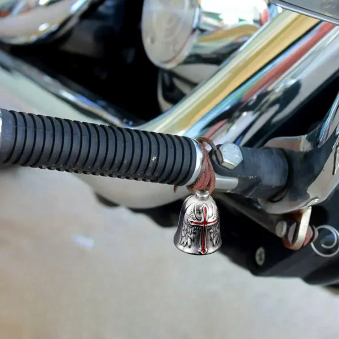 Motorcycle Ride Bell – Wing Emblem Edition